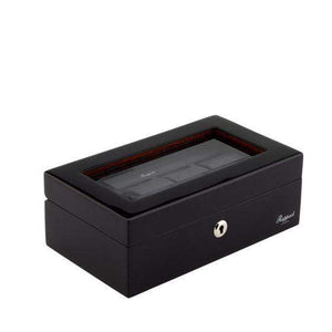 Rapport London Optic 4 Watch Collector Box High Gloss Charcoal