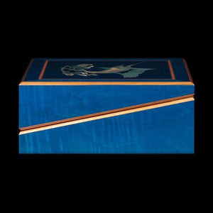 Orbita Watch Winders Inlaid Veneers Orbita - Blue Marlin 3 Piece Rotorwind Winder