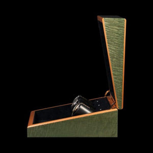 Orbita Watch Winders Inlaid Veneers Orbita - Four Aces 3 Piece Programmable Winder