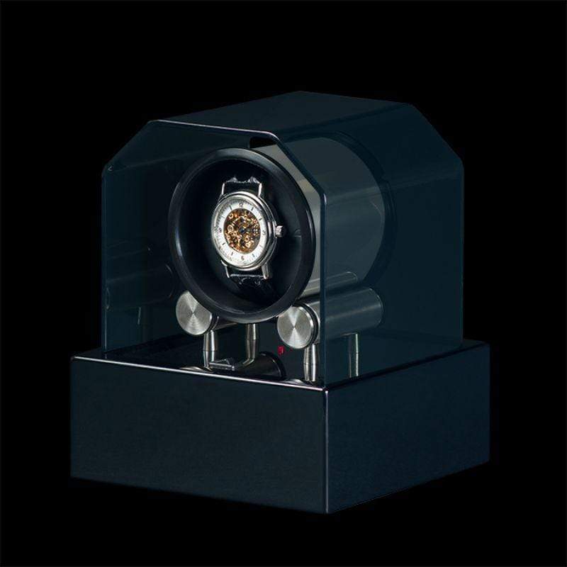 Orbita Watch Winders Single / Black Lacquer/ Acrylic Lid  Orbita - Futura Programmable Winder