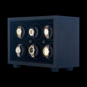 Orbita Watch Winders 6 Piece / Black Orbita - Insafe Rotorwind Winder