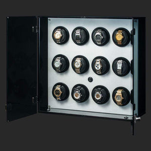 Orbita Watch Winders Rotorwind / White Leatherette Orbita - Milano 12 Piece Winder