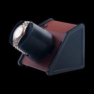 Orbita Watch Winders Brown Leatherette Orbita - Sparta Single Open Leatherette Watch Winder