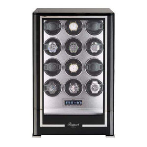 Rapport London Paramount Twelve Watch Winder Ebony Touch Screen