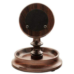 Rapport London Walnut Round Pocket Watch Stand