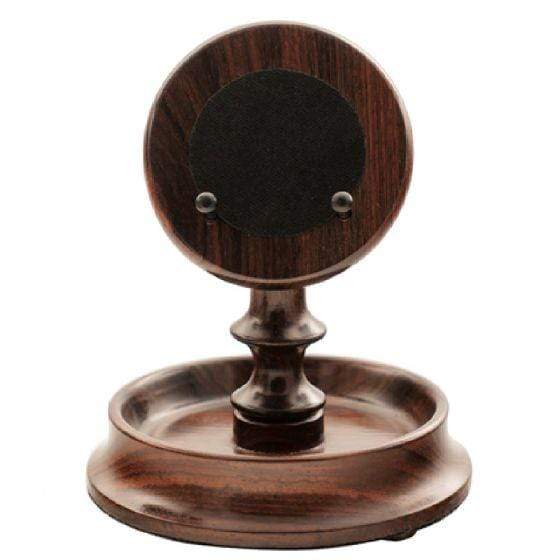 Rapport London Walnut Round Pocket Watch Stand