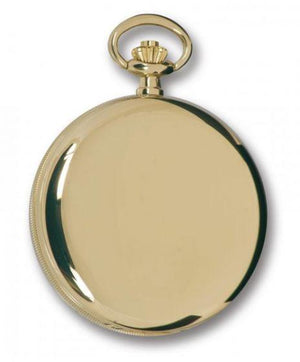 Rapport London Watch Accessories Quartz Full Hunter Gold Plated Pocket Watch with Champagne Dial