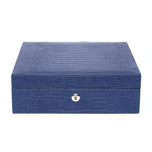 Rapport London Watch Boxes Blue Rapport London Brompton Eight Watch Box
