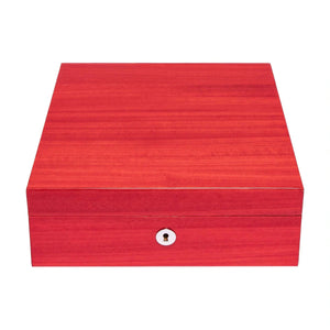 Rapport London Watch Boxes Red Rapport London Heritage Four Watch Box