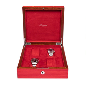 Rapport London Watch Boxes Rapport London Heritage Four Watch Box