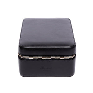 Rapport London Watch Boxes Black Rapport London Hyde Park Four Watch Zip Case