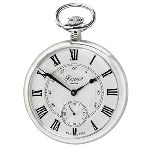 Rapport London Watch Accessories Silver Rapport London Mechanical Open Face Pocket Watch