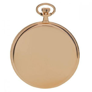 Rapport London Slim Open Face Gold Plated Pocket Watch