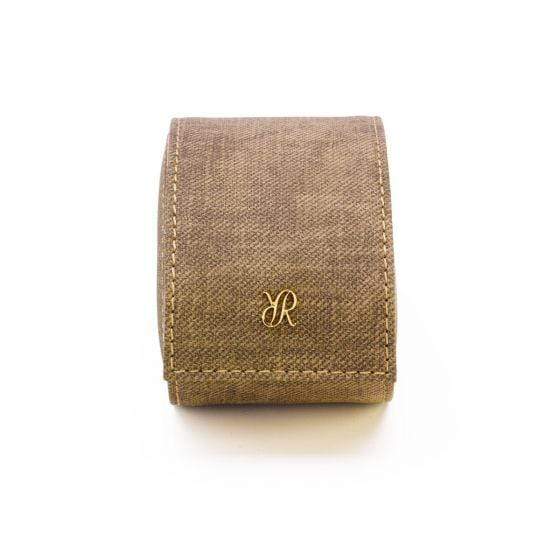 Rapport London Soho Brown Denim Single Watch Roll