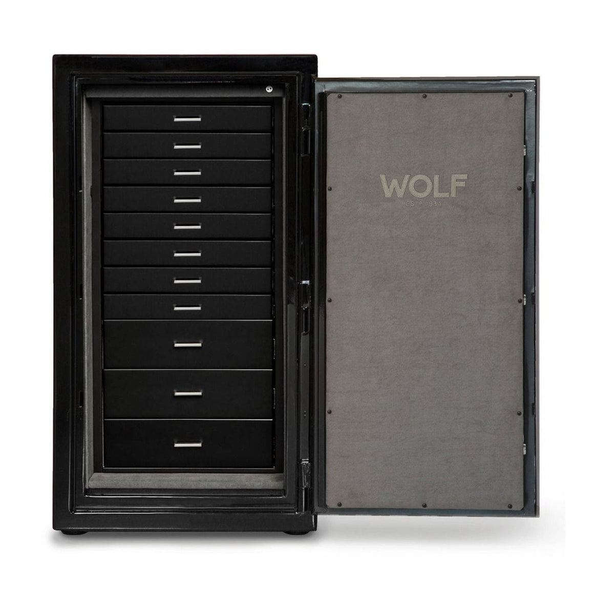 WOLF Watch Winders Onyx WOLF 1834 Atlas Watch & Jewelry Safe