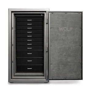 WOLF Watch Winders Titanium WOLF 1834 Atlas Watch & Jewelry Safe