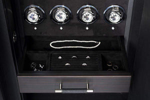 Wolf WATCH SAFE Black WOLF 1834 CHURCHILL 16 PIECE WATCH SAFE