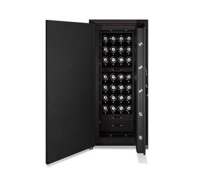 Wolf WATCH SAFE Black Pebble WOLF 1834 CHURCHILL 28 WINDERS 2 DRAWERS WATCH SAFE