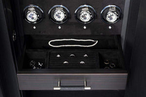 Wolf WATCH SAFE WOLF 1834 CHURCHILL 4 WINDERS 9 DRAWER WATCH SAFE