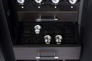 Wolf WATCH SAFE WOLF 1834 CHURCHILL 4 WINDERS 9 DRAWER WATCH SAFE