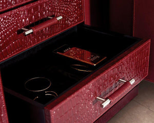 Wolf WATCH SAFE WOLF 1834 CHURCHILL 4 WINDERS 9 DRAWER WATCH SAFE
