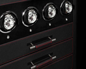 Wolf WATCH SAFE WOLF 1834 CHURCHILL 4 WINDERS 9 DRAWER WATCH SAFE