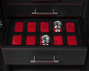 Wolf WATCH SAFE WOLF 1834 CHURCHILL 4 WINDERS 9 DRAWER WATCH SAFE