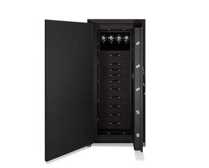 Wolf WATCH SAFE Black Pebble WOLF 1834 CHURCHILL 4 WINDERS 9 DRAWER WATCH SAFE