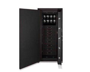 Wolf WATCH SAFE Black Pebble WOLF 1834 CHURCHILL 8 WINDERS 8 DRAWER WATCH SAFE