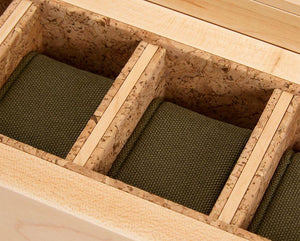 Wolf Watch Box WOLF Analog/Shift Flatiron II 5-Piece Watch Box