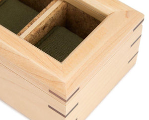 Wolf Watch Box WOLF Analog/Shift Flatiron II 5-Piece Watch Box
