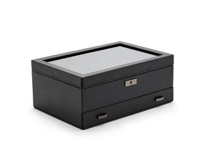 WOLF Watch Box WOLF Axis 10 Piece Watch Box with Drawer