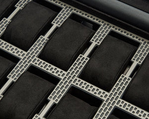 WOLF Watch Box WOLF Axis 10 Piece Watch Box with Drawer