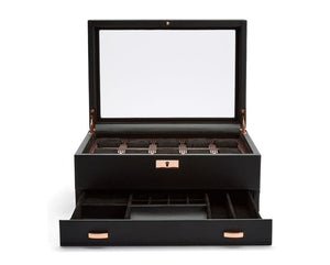 WOLF Watch Box WOLF Axis 10 Piece Watch Box with Drawer
