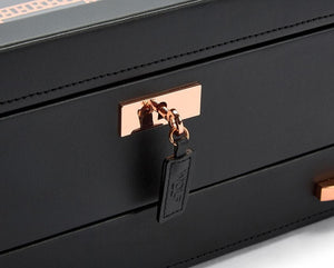 WOLF Watch Box WOLF Axis 10 Piece Watch Box with Drawer