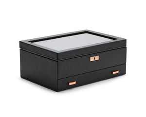 WOLF Watch Box WOLF Axis 10 Piece Watch Box with Drawer