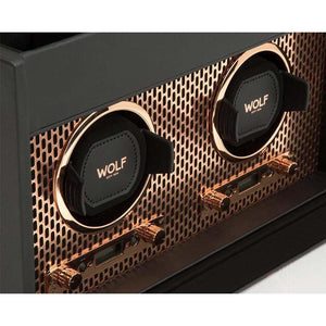 Wolf Watch Winders Wolf AXIS Double Winder with Storage