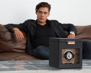 Wolf Watch Winders WOLF Axis Single Winder with Storage