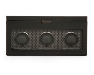 Wolf Watch Winders WOLF Axis Triple Winder with Storage