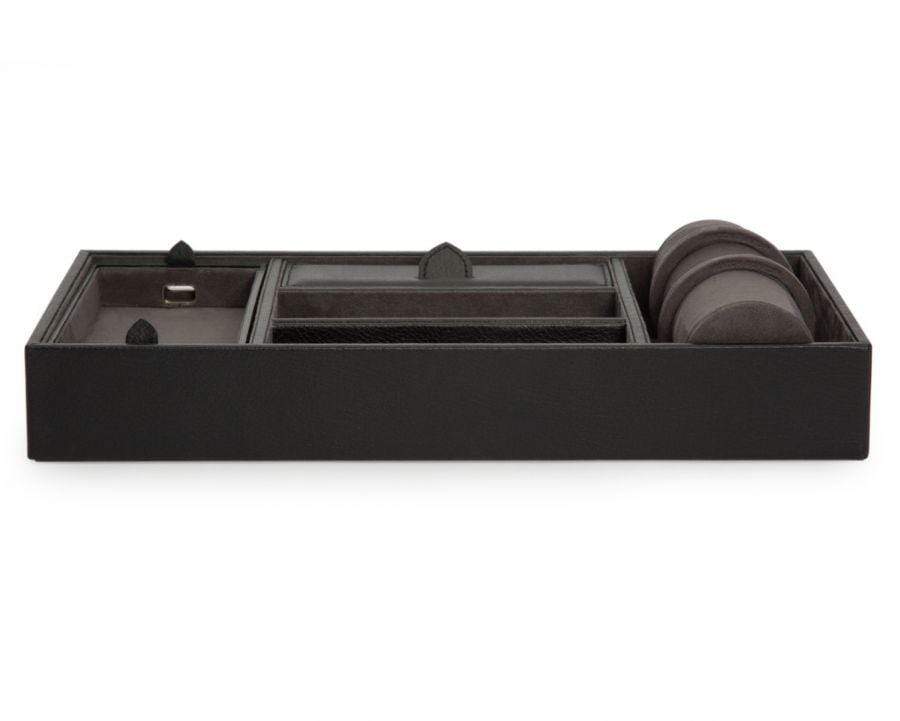 Wolf Valet Tray Grey WOLF Blake Valet Tray With Cuff- Grey