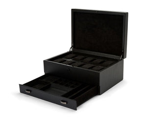 WOLF Watch Box WOLF British Racing 10 Piece Watch Box with Storage
