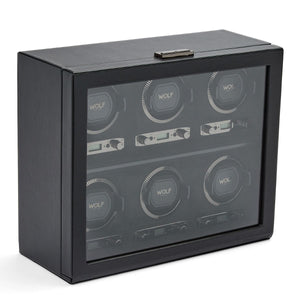 WOLF Watch Winders WOLF British Racing 6 Piece Watch Winder