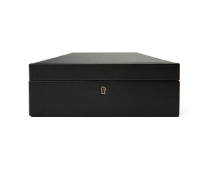 WOLF Watch Box Black WOLF British Racing 8 Piece Watch Box