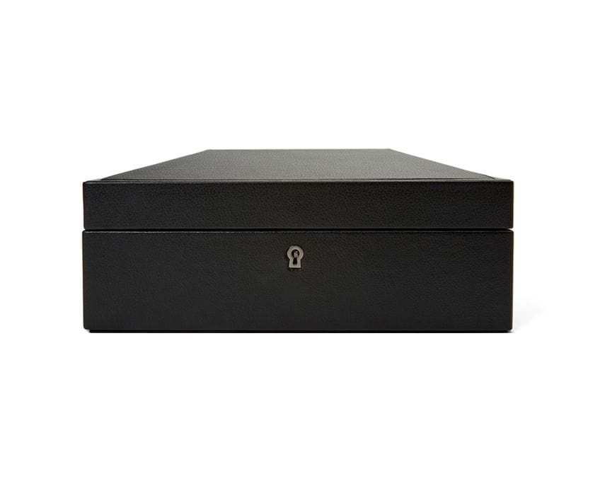 WOLF Watch Box Black WOLF British Racing 8 Piece Watch Box