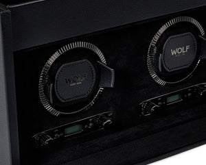 WOLF Watch Winders WOLF British Racing Double Watch Winder with Storage