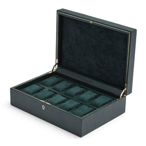 Wolf Watch Box WOLF British Racing Green 10 Piece Watch Box