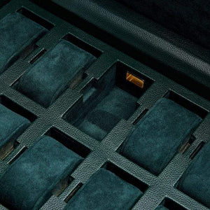Wolf Watch Box WOLF British Racing Green 10 Piece Watch Box