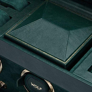 Wolf Watch Winders WOLF British Racing Green Triple Watch Winder