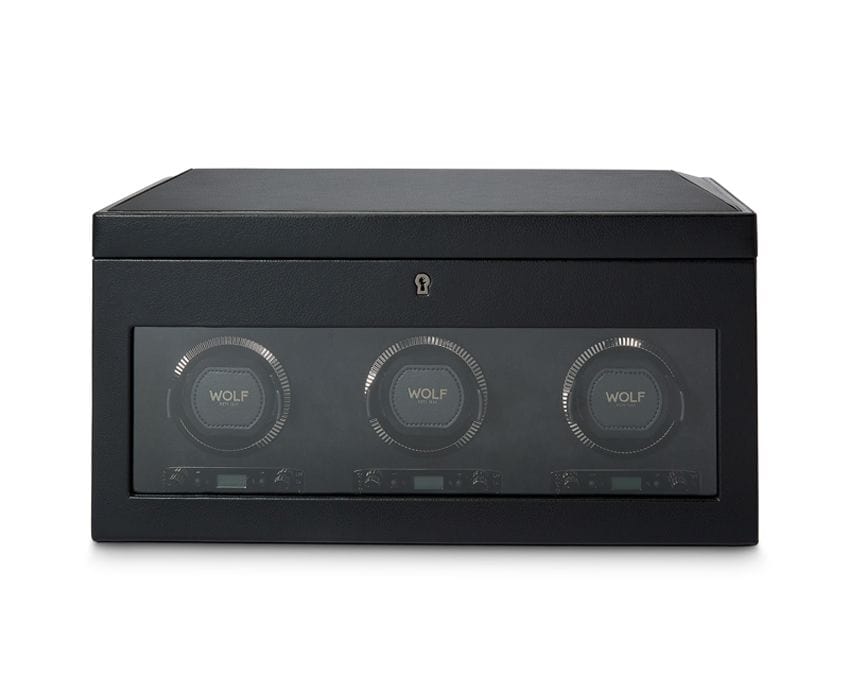 Wolf Watch Winders WOLF British Racing Green Triple Watch Winder