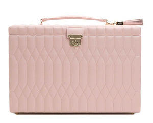 Wolf Jewelry Portfolio Rose Quartz WOLF Caroline Extra Large Jewelry Case